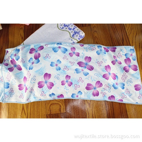 Microfiber Printed Super-Soft and Absorbent Face Towel Hand Towel